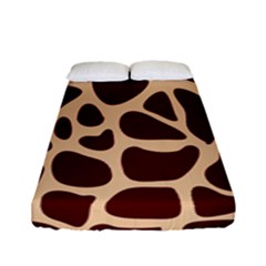 Animal Print Giraffe Patterns Fitted Sheet (full/ Double Size) by Vaneshart