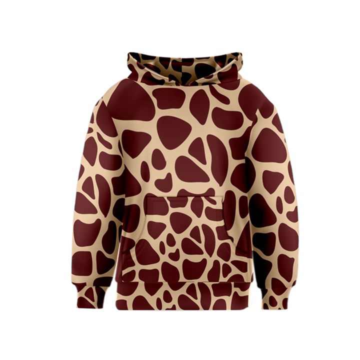 Animal Print giraffe Patterns Kids  Pullover Hoodie