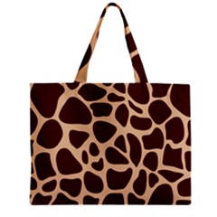 Animal Print Giraffe Patterns Zipper Mini Tote Bag by Vaneshart