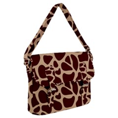 Animal Print Giraffe Patterns Buckle Messenger Bag by Vaneshart