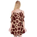 Animal Print giraffe Patterns Cutout Spaghetti Strap Chiffon Dress View2