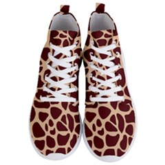 Animal Print Giraffe Patterns Men s Lightweight High Top Sneakers by Vaneshart