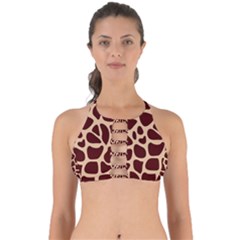 Animal Print Giraffe Patterns Perfectly Cut Out Bikini Top by Vaneshart