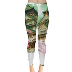 Osaka Castle Nagoya Castle Kumamoto Castle Inside Out Leggings by Vaneshart