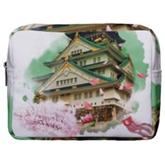 Osaka Castle Nagoya Castle Kumamoto Castle Make Up Pouch (large) by Vaneshart