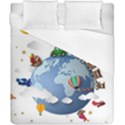 Earth Rocket Vector Earth Duvet Cover (California King Size) View1