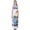 Earth Rocket Vector Earth Empire Waist Maxi Dress View1