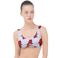 Ghost Halloween Drawing Flower Leaf The Little Details Bikini Top