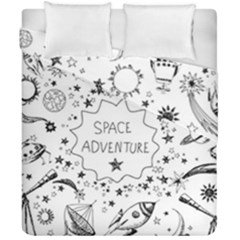 Space Elements Duvet Cover Double Side (california King Size) by Vaneshart