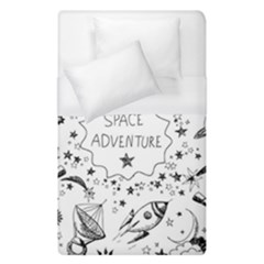 Space Elements Duvet Cover (single Size) by Vaneshart