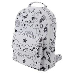 Space Elements Flap Pocket Backpack (small) by Vaneshart