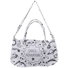 Space Elements Removal Strap Handbag by Vaneshart