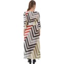 Abstract Colorful Geometric Pattern Button Up Maxi Dress View2