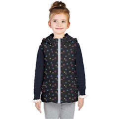 Background Abstract Texture Color Kids  Hooded Puffer Vest by Vaneshart