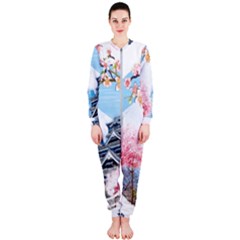 Japan National Cherry Blossom Festival Japanese Onepiece Jumpsuit (ladies)  by Vaneshart