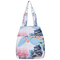 Japan National Cherry Blossom Festival Japanese Center Zip Backpack by Vaneshart