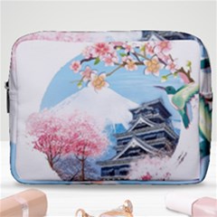 Japan National Cherry Blossom Festival Japanese Make Up Pouch (large) by Vaneshart