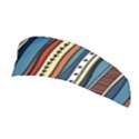 Stripes Hand Drawn Tribal Colorful Background Pattern Stretchable Headband View1