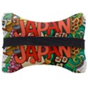 Earthquake And Tsunami Drawing Japan Illustration Seat Head Rest Cushion View2