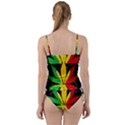 Cannabis Leaf Color Sweetheart Tankini Set View2