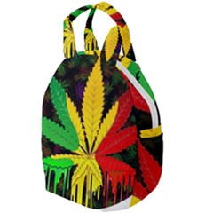 Cannabis Leaf Color Travel Backpacks by Vaneshart