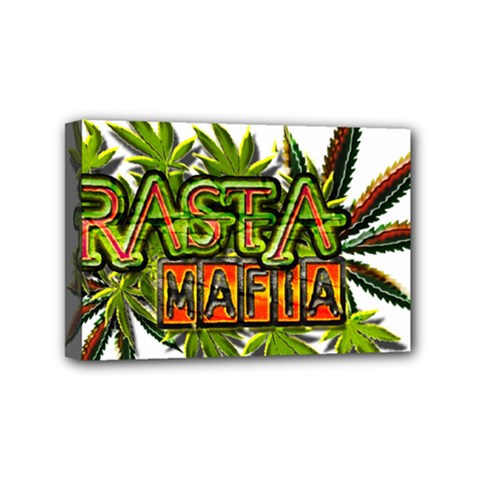 Cannabis Hemp Hashish Illegal Drug Trade Rasta Mini Canvas 6  X 4  (stretched) by Vaneshart