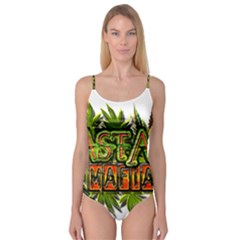 Cannabis Hemp Hashish Illegal Drug Trade Rasta Camisole Leotard  by Vaneshart