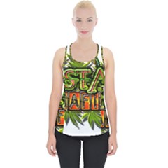 Cannabis Hemp Hashish Illegal Drug Trade Rasta Piece Up Tank Top by Vaneshart