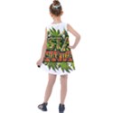 Cannabis Hemp Hashish Illegal Drug Trade Rasta Kids  Summer Dress View2