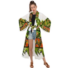 Cannabis Hemp Hashish Illegal Drug Trade Rasta Maxi Kimono