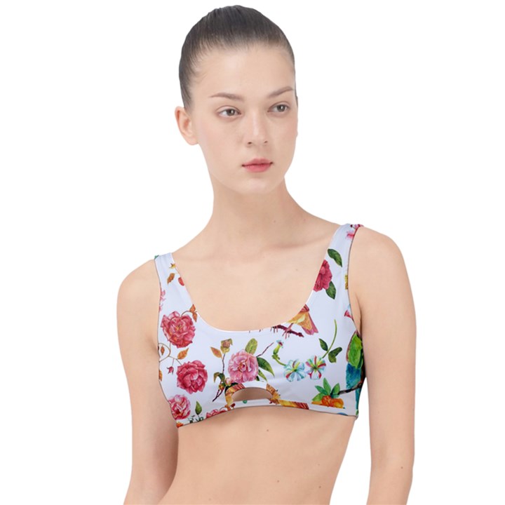 Watercolour Flowers Watercolor Painting Drawing The Little Details Bikini Top