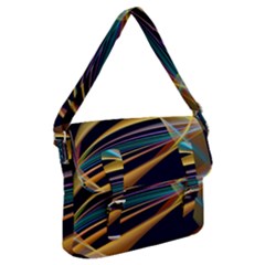 Lines Stripes Colorful Abstract Background Color Buckle Messenger Bag by Vaneshart