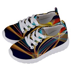 Lines Stripes Colorful Abstract Background Color Kids  Lightweight Sports Shoes by Vaneshart