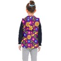 Flowers Patterns Multicolored Vector Kids  Hooded Puffer Vest View2