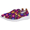 Flowers Patterns Multicolored Vector Men s Slip On Sneakers View2