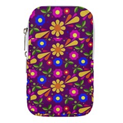 Flowers Patterns Multicolored Vector Waist Pouch (small)