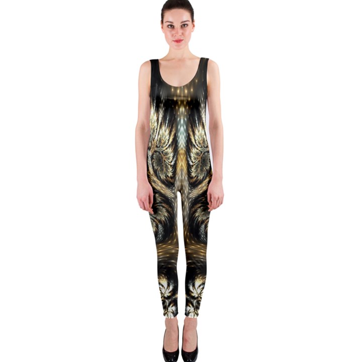 Roots Abstract Sectors Layers Colors One Piece Catsuit