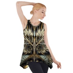 Roots Abstract Sectors Layers Colors Side Drop Tank Tunic by Vaneshart