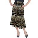 Roots Abstract Sectors Layers Colors Midi Mermaid Skirt View1