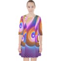 3d Abstract Fractal Bright Pocket Dress View1