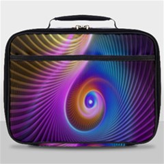 3d Abstract Fractal Bright Full Print Lunch Bag by Vaneshart