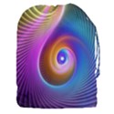 3d Abstract Fractal Bright Drawstring Pouch (XXXL) View1