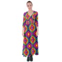 ABSTRACT-B-1 Button Up Maxi Dress View1