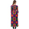 ABSTRACT-B-1 Button Up Maxi Dress View2