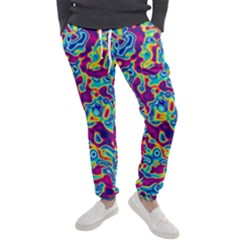 Ripple Motley Colorful Spots Abstract Men s Jogger Sweatpants by Vaneshart