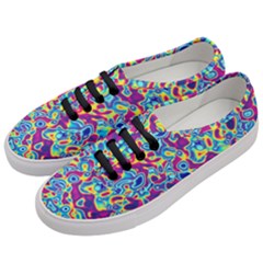 Ripple Motley Colorful Spots Abstract Women s Classic Low Top Sneakers by Vaneshart