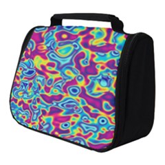 Ripple Motley Colorful Spots Abstract Full Print Travel Pouch (small) by Vaneshart