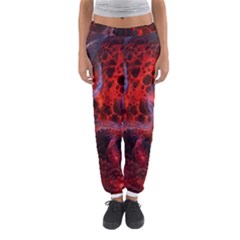 Art Space Abstract Red Line Women s Jogger Sweatpants by Vaneshart