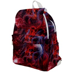 Art Space Abstract Red Line Top Flap Backpack by Vaneshart