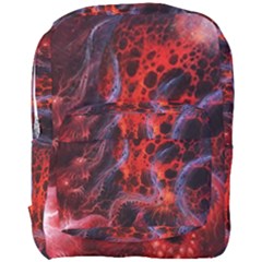 Art Space Abstract Red Line Full Print Backpack by Vaneshart